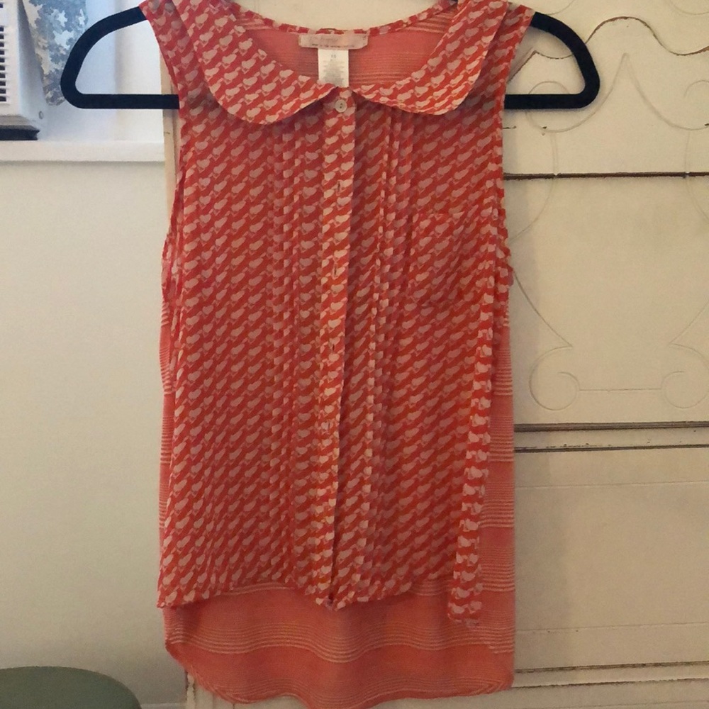 Button down free people blouse